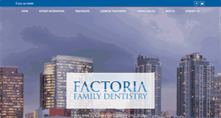 Desktop Screenshot of factoriafamilydentistry.com